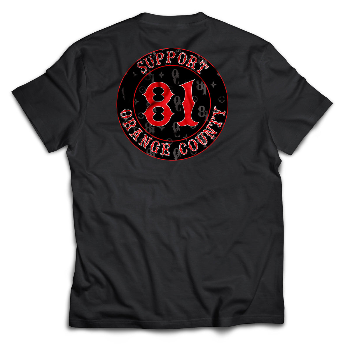 SUPPORT YOUR LOCAL 81 OC MENS BLACK CIRCLE LOGO SHIRT – HAMC⚡️OC 