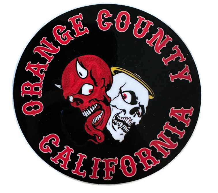 GOOD & EVIL CIRCLE STICKER