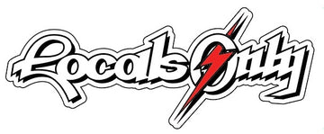 LOCALS ONLY BOLT STICKER