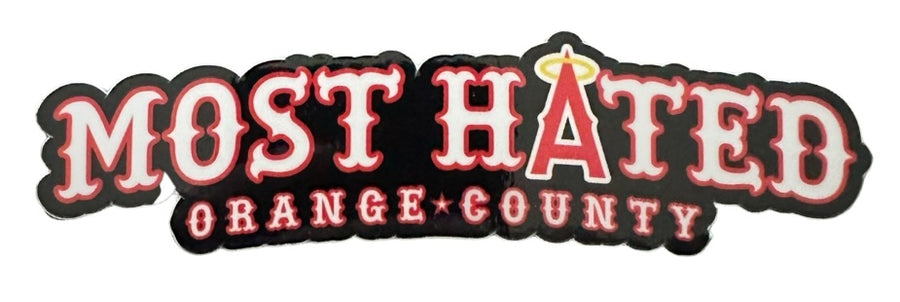 MOST HATED STICKER