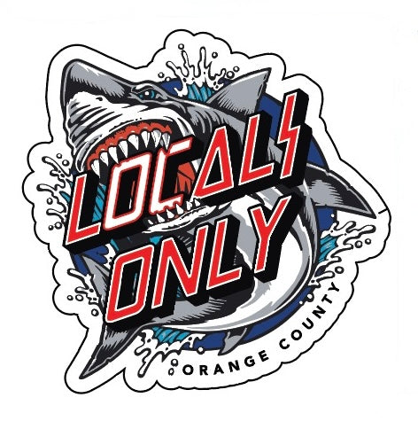 SHARK ATTACK STICKER