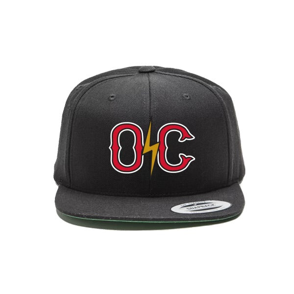 O⚡️C HAT BLACK SNAPBACK/FITTED