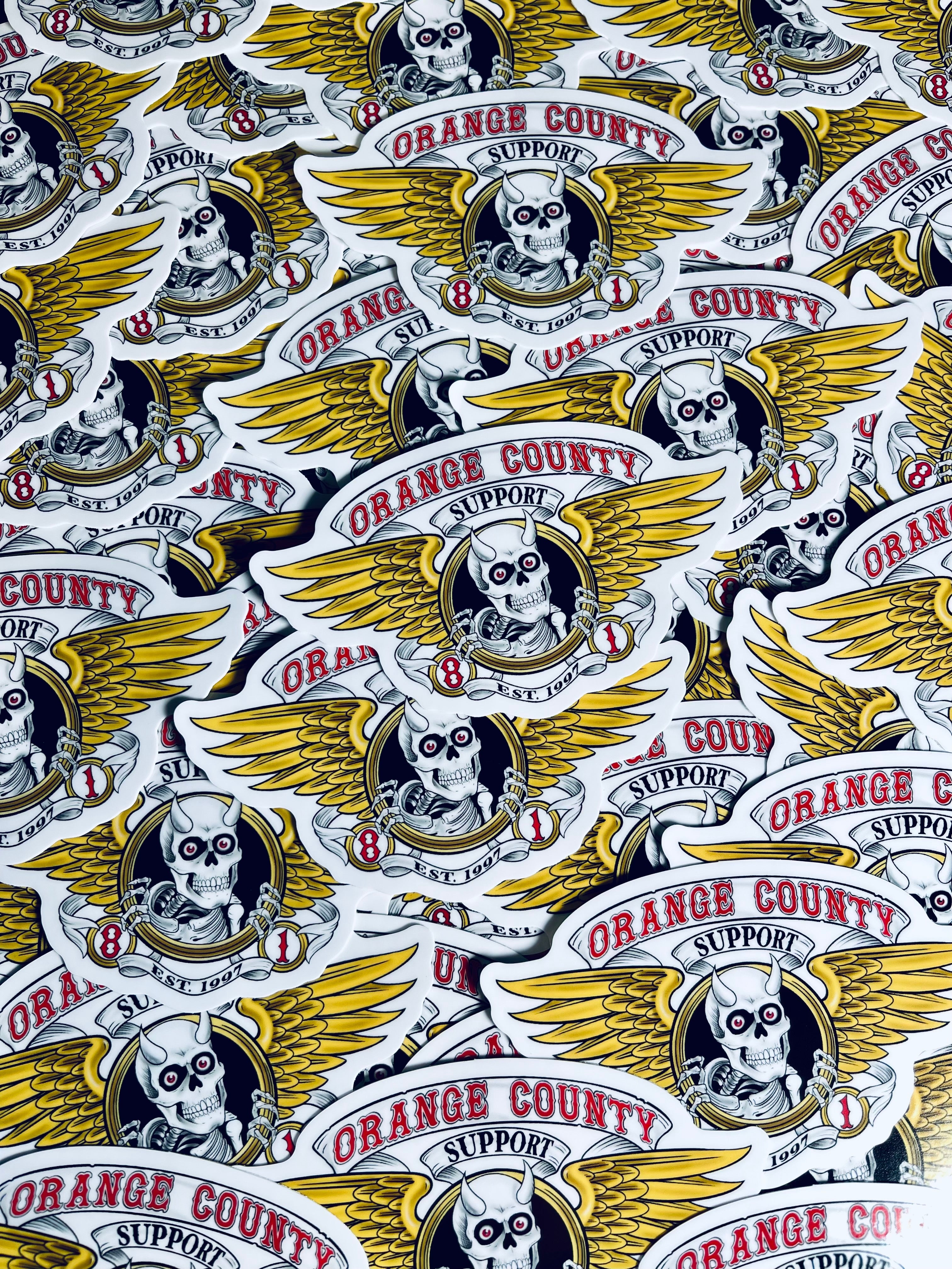 Sticker Osc OC RIPPER STICKER – HAMC⚡️OC SUPPORT GEAR