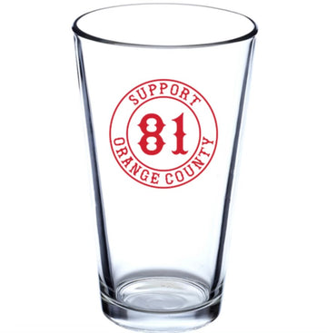 Support 81 Pint Glass