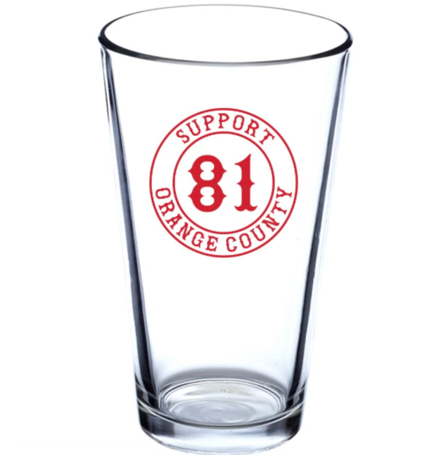 BUNDLE Support 81 Pint Glass and Shot Glass